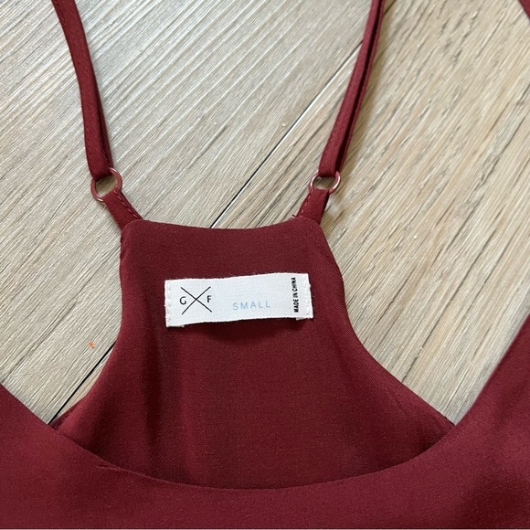 🔥SALE - any 4/$20. Gentle Fawn Red camisole with scoop neck and peplum - Picture 3 of 5